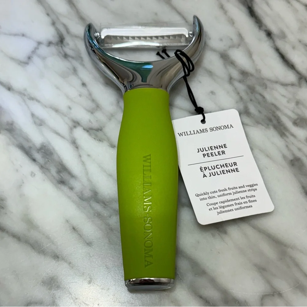 Williams Sonoma Straight Julienne Peeler, Green